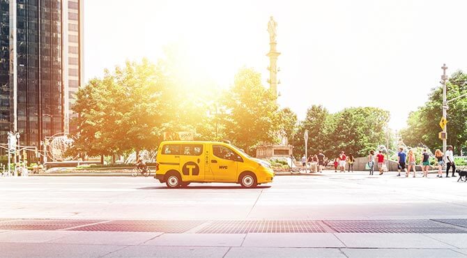 Yellow taxi